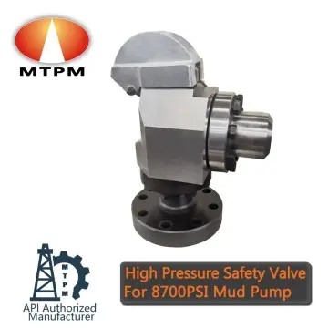 MTHJA52 Dual Pins Shear Relief Safety Valve for High Pressure Mud pump